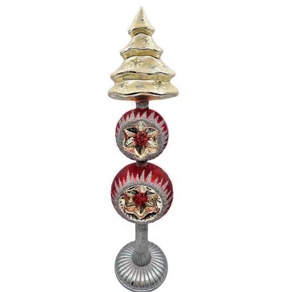 Christopher Radko Frosty Fields Finial German Christmas Tree Topper 1012047 - Picture 1 of 11